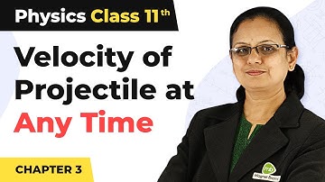 Velocity of Projectile at Any Time - Motion in a Plane | Class 11 Physics
