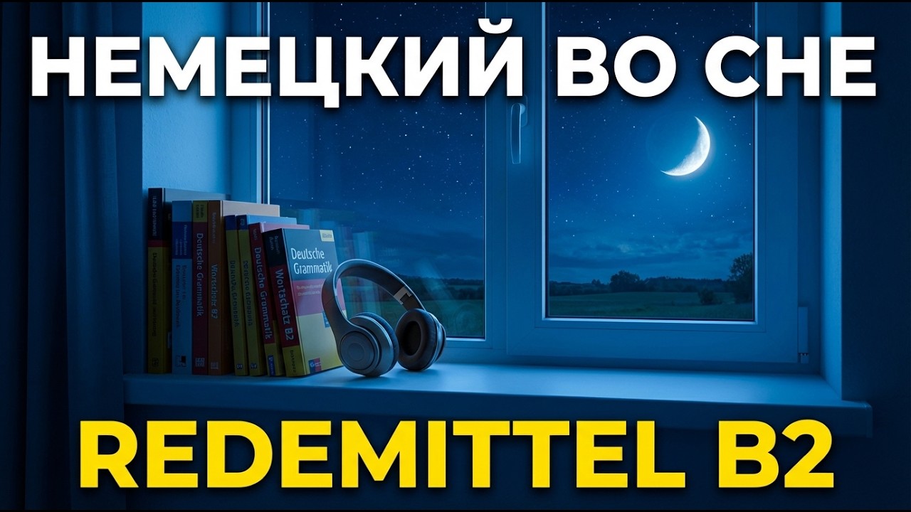 Немецкий перед сном: Важные Redemittel B2 (Пока ты спишь) 🌙✨