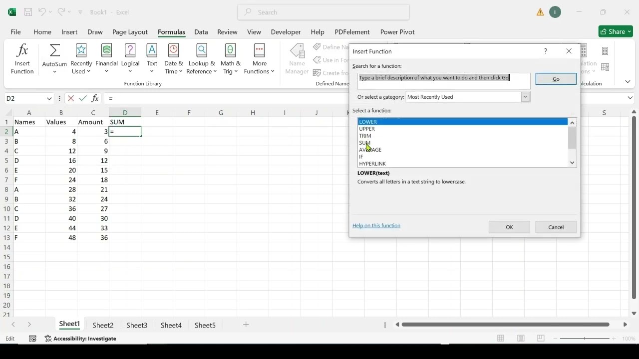 01d Введение в анализ данных и Excel