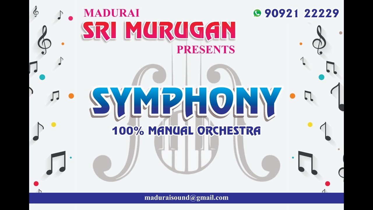 MADURAI SRI MURUGAN SYMPHONY ORCHESTRA SAAMI SAAMI PUSHPA LIVE
