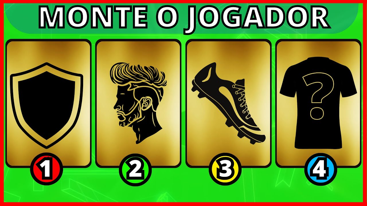 Escolha os Cards e MONTE SEU JOGADOR