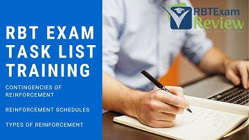 RBT Task List Study Guide | Contingencies of Reinforcement | RBT Task List C-3 Terms and Questions