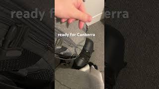 Canberra here I come
