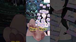 @aCitrusFruitt Immediately regretting giving chat this power #nya #uwu #vtuber #feet #wolf
