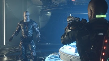 The Callisto Protocol {Hardcore} {Fully Maxed Stun Baton vs Ferris 1st Form 2nd Encounter}