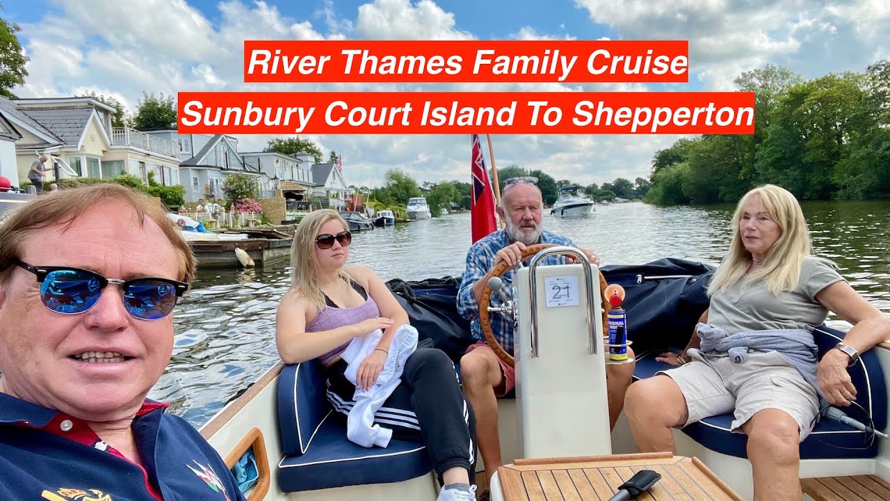 Family Cruise along The River Thames Sunbury To Shepperton