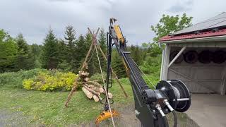 Cable Logging on a small scale