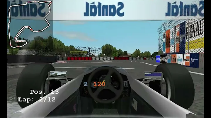 Grand Prix 4 GP4 Dallas 1984 bumpy track