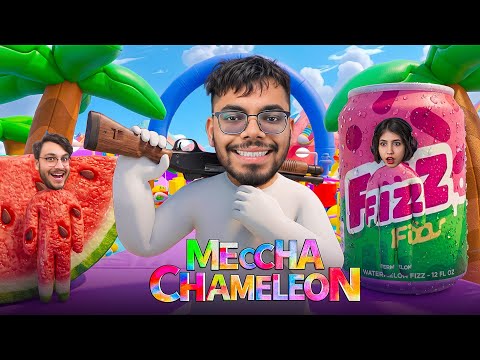 Trolling Youtubers With My Hiding Skills - Meccha Chameleon!