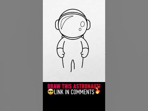 How to Draw an Astronaut - YouTube