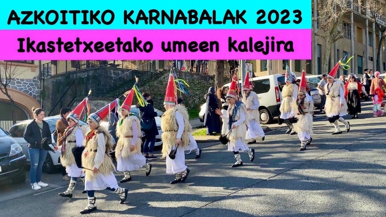 AZKOITIKO KARNABALAK 2023 - Ikastetxeetako umeen kalejira