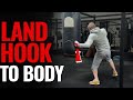 How to Land Hook to the Body  #shorts