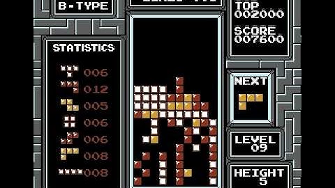 Tetris - Level 9, Height 5