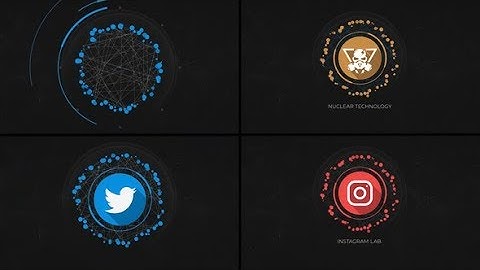 After Effects Template: Flat Tech Logo