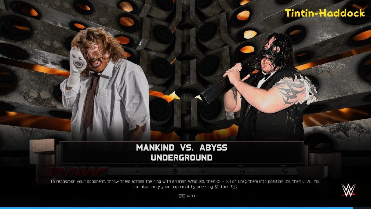 WWE Underground Match – Mankind vs Abyss 🔥