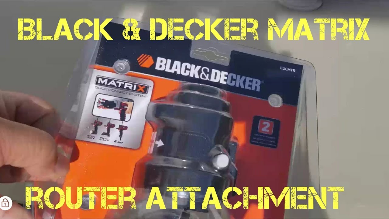 Black & Decker BDCMTR Matrix Router Attachment