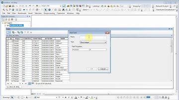 Setting-up a New Map Layer – Part 4A: Editing Attribute Tables in ArcMap