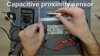 Testing a capacitive proximity sensor