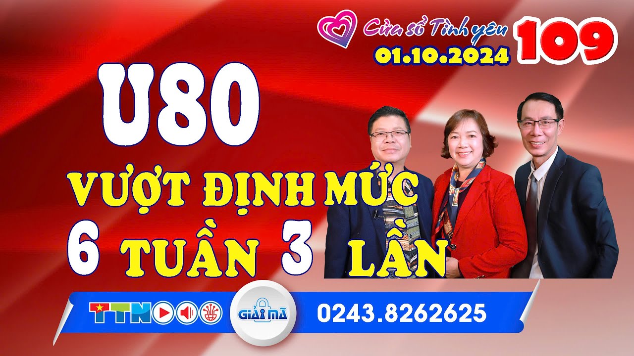 U80 vượt định mức - 6 tuần 3 lần | Cửa sổ tình yêu 109 | Chuyên gia tâm lý Đinh Đoàn