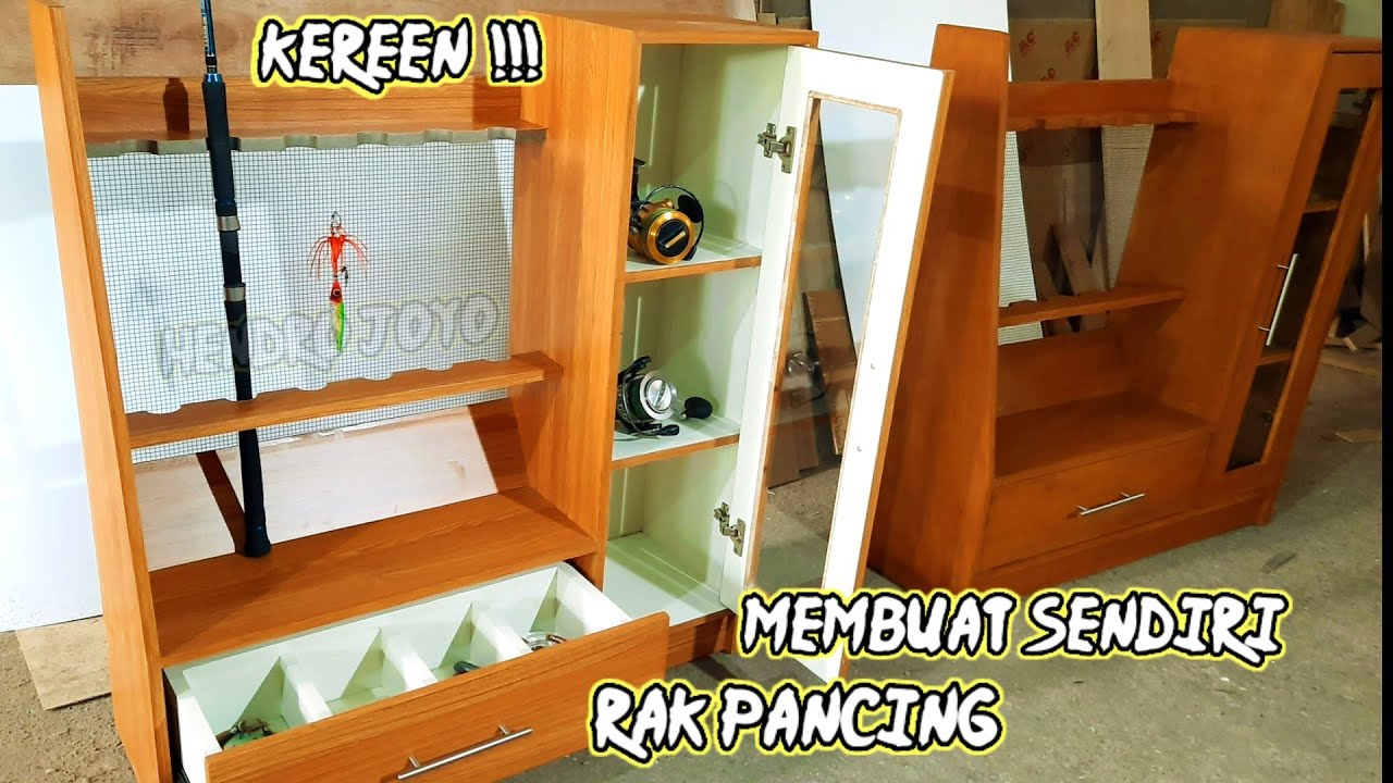 Membuat sendiri rak pancing keren - YouTube
