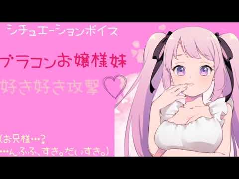 リクエストボイス ブラコンお嬢様妹 好き好き攻撃‪♡〔シチュエーションボイス 男性向けボイス 男性向け 日本語 Japanese〕