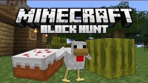 Minecraft Mini games #1 Block Hunt !