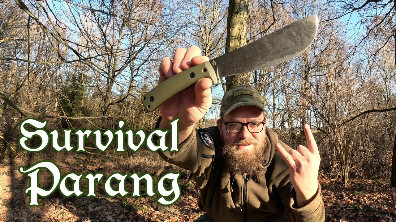 AUSGIEBIGER TEST Survival Parang Haumesser - Was kann das neue Messer von Reini Rossmann & Odenwolf?