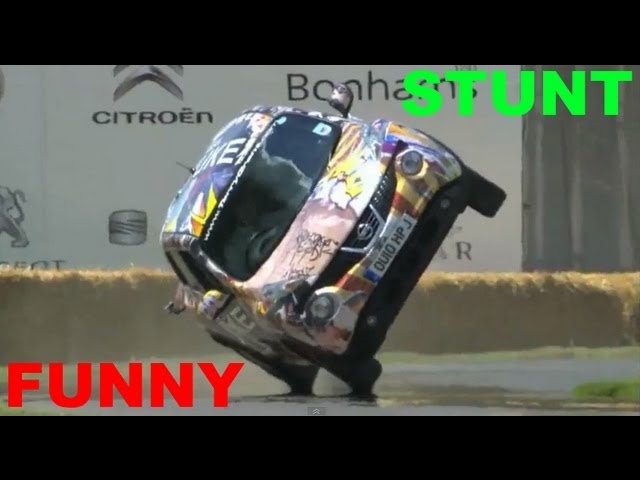 FUNNY Video Car Race: Nissan Juke STUNT ... only 2 Tyres !!!!! - YouTube