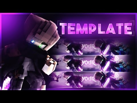 Free Minecraft Banner Template Hd Fire Purple Download Youtube