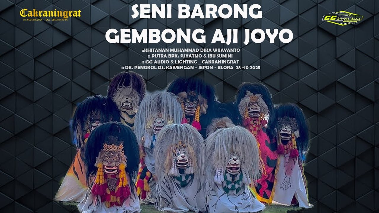 LIVE SENI BARONG GEMBONG AJI JOYO DESA KAWENGAN BLORA