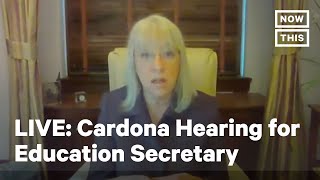 Education Sec Nominee Testifies Before Senate | LIVE