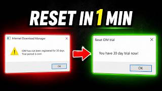 How to Reset IDM Trial in 2026 | Working Method
