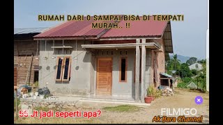 RUMAH MINIMALIS SEDERHANA BUDGET 55 JUTA
