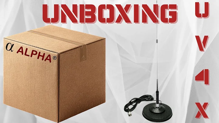 Is this my new favorite antenna?! Alpha Antenna UV4X Unboxing and Setup