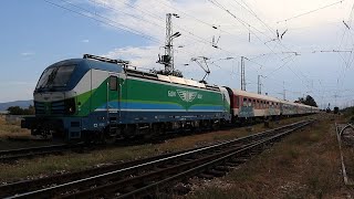 Three Trains Passing Dabovo Station | Smartron & Skoda 68E & EMU Class 32 | August 2023