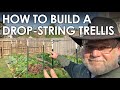 How to Build a String Trellis for Tomatoes and Cucumbers || Black Gumbo