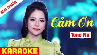 KARAOKE Cảm Ơn Tone Nữ - Beat Chuẩn Hoàng Hải | Võ Hoàng Karaoke