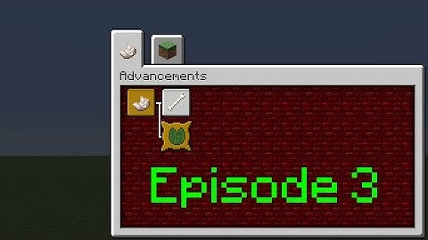 Minecraft Custom Advancements Tutorial E3: Multiple Criteria!