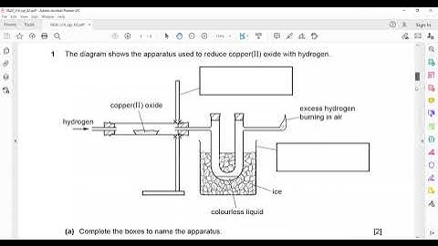 Planning of experiments 2016 papers IGCSE Chemistry