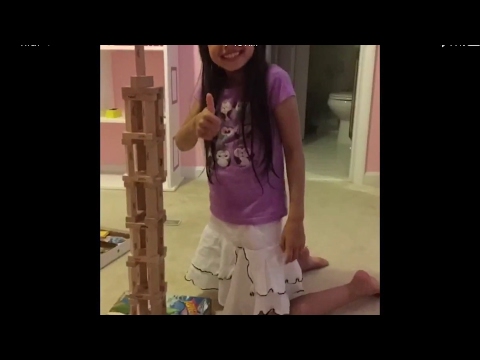 Building tower & knocking with Jenga Blocks