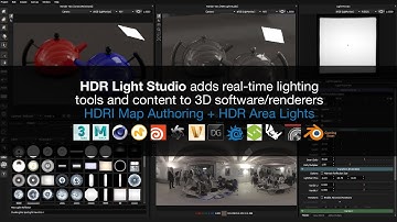 HDRI Map Authoring and HDR Area Lights