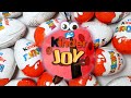 LADYBUG KINDER JOY Colored Kinder Surprise Satisfying Toys Opening A Lot Of Kinder joy ASMR