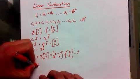 Linear combination and span