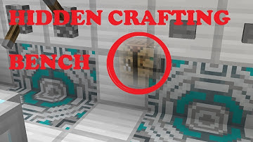 How to make a hidden crafting table