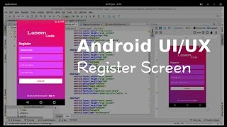 Android Register screen - Android UI