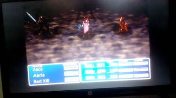 FFVII Zack meets Sephiroth at Shinra Manshion