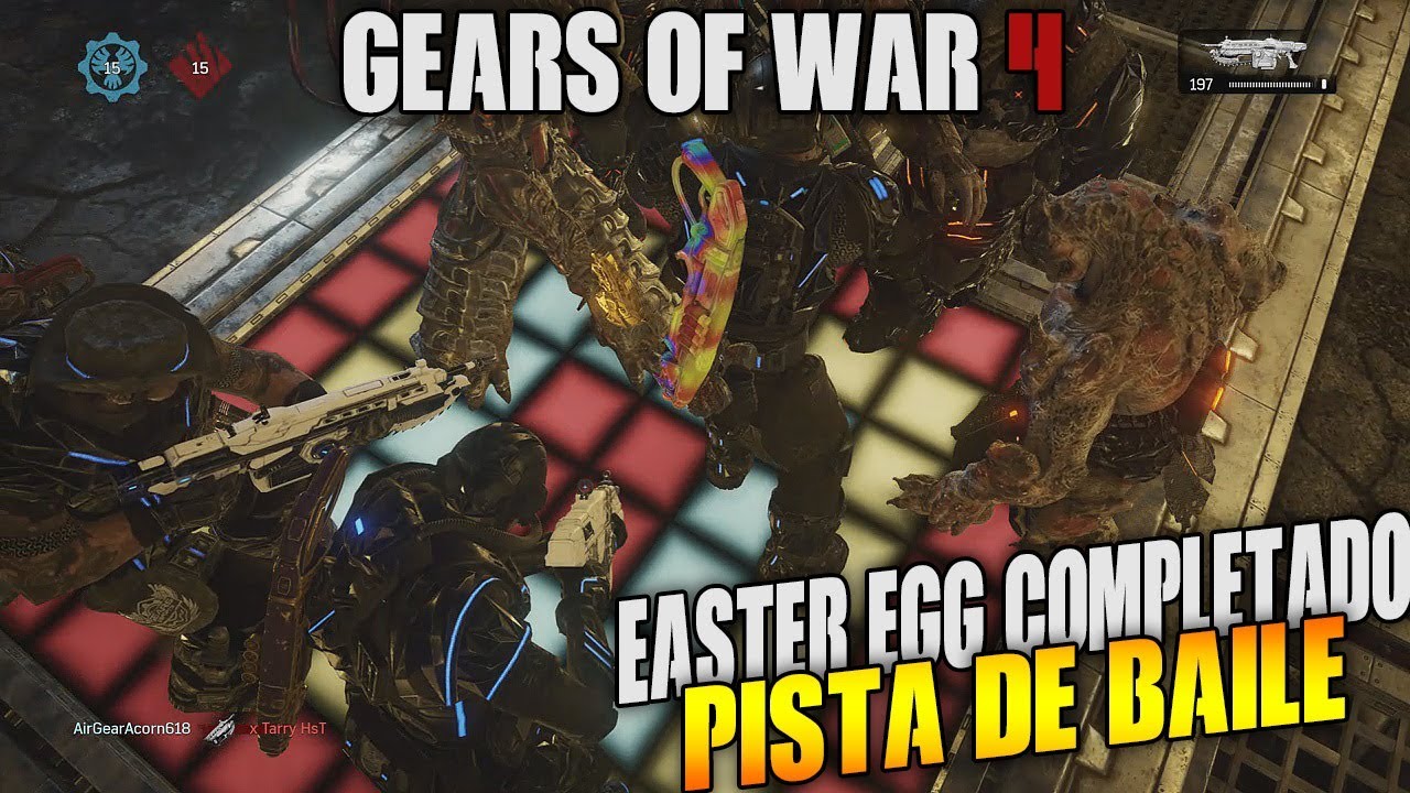 GEARS OF WAR 4 | EASTER EGG COMPLETADO!! PISTA DE BAILE | GASOLINERA
