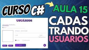 Cadastro de usuários no csharp c# com  firebird LOGIN C# Aula 15