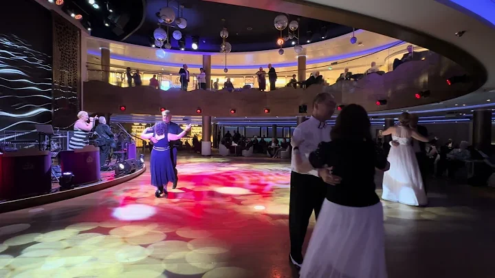 Cunard Queen Anne, June 2025. Black and White Ball evening, Amethyst Duo, a FoxTrot