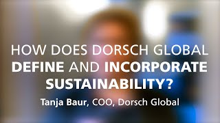 How Does Dorsch Global Define And Incorporate Sustainability Statement By Tanja Baur